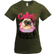 Футболка Cakes Pugs & Rock`n`Roll